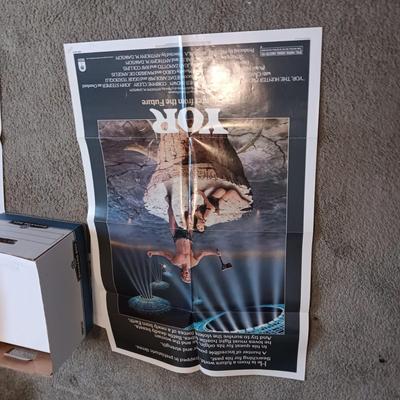 BANKER'S BOX OF FOLDED THEATRE MOVIE POSTERS