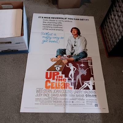 BANKER'S BOX OF FOLDED THEATRE MOVIE POSTERS