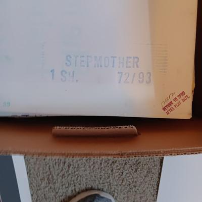 BANKER'S BOX OF FOLDED THEATRE MOVIE POSTERS