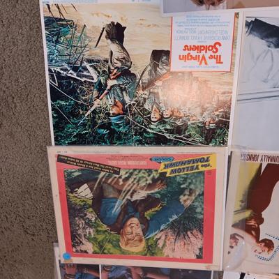 *MYSTERY* BANKERS BOX OF MOVIE THEATRE LOBBY CARDS