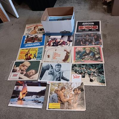 *MYSTERY* BANKERS BOX OF MOVIE THEATRE LOBBY CARDS