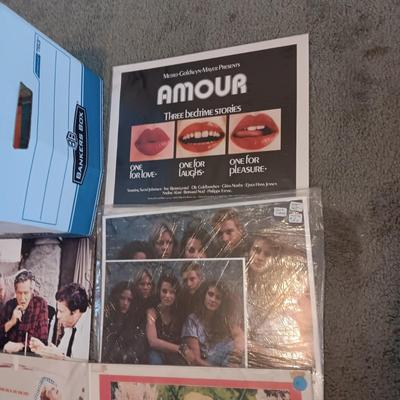 *MYSTERY* BANKERS BOX OF MOVIE THEATRE LOBBY CARDS