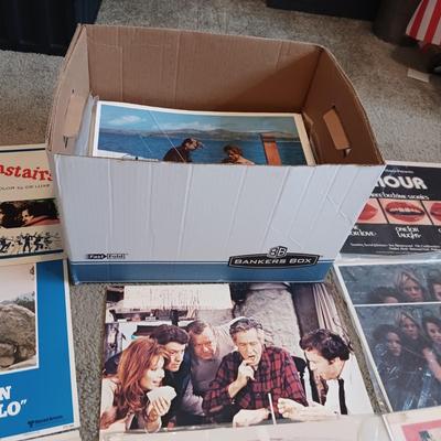 *MYSTERY* BANKERS BOX OF MOVIE THEATRE LOBBY CARDS