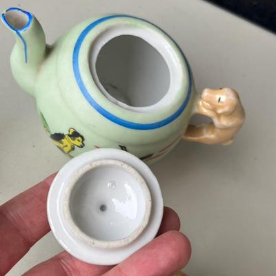 Lot 4Japanese Children's Tea set w/ dog handles!