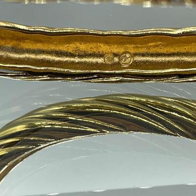 Swarovski Crystal Hinged Bangle Bracelet