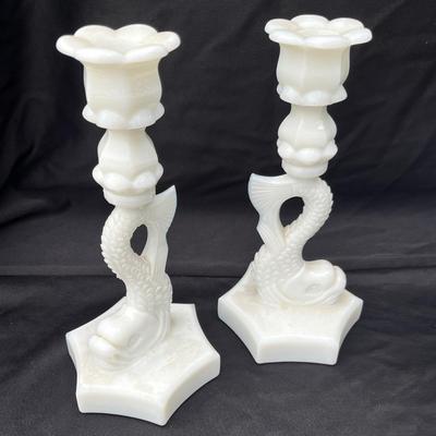 Lot 11 Westmoreland Milk Glass