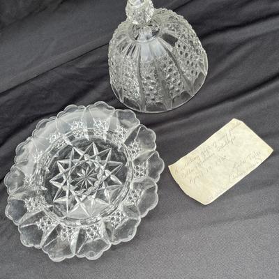 Lot 14 Antique pressed glass