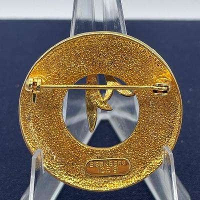 Eisenberg Ice Holiday Wreath Pin