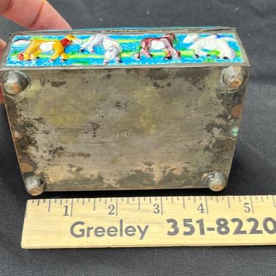 Sale Photo Thumbnail #122: Very cute, probably was used as a cigarette box.