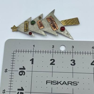 Badman Designs Holiday Christmas Tree Pin