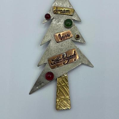 Badman Designs Holiday Christmas Tree Pin