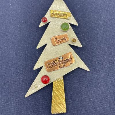 Badman Designs Holiday Christmas Tree Pin