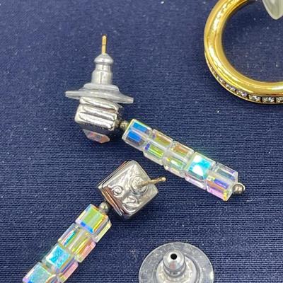 Swarovski Crystal AB Post earrings and other