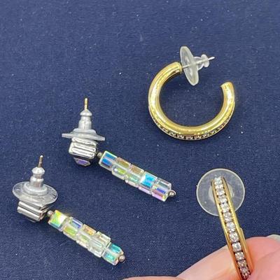 Swarovski Crystal AB Post earrings and other