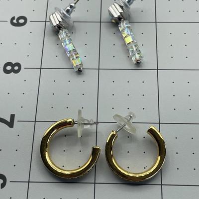 Swarovski Crystal AB Post earrings and other