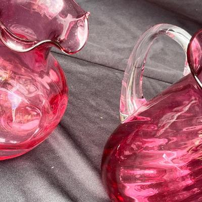 Sale Photo Thumbnail #194: Mini vase & pitcher.  No damage.