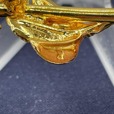 Swarovski Crystal Rose Pin