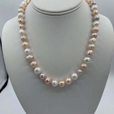 Pearl and Sterling Silver Neclace