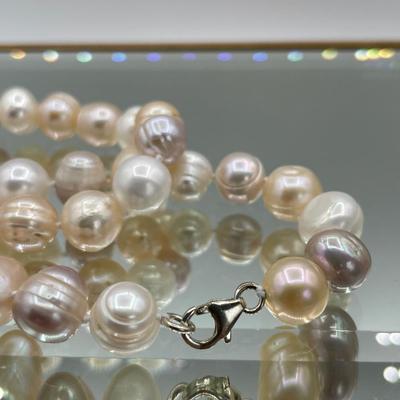 Pearl and Sterling Silver Neclace