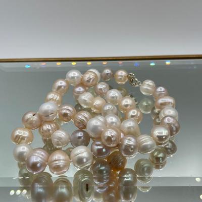 Pearl and Sterling Silver Neclace