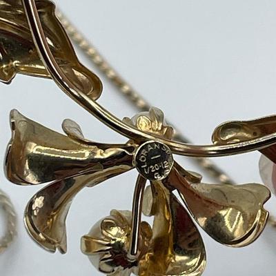 Vintage Gold-Filled and Pearl Necklace Set