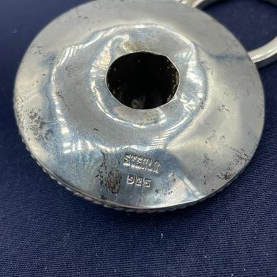 Sterling Silver Mexican Sombrero Key Chain