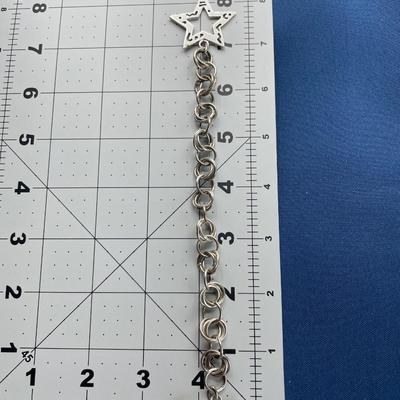 Sterling Silver Star Toggle Bracelet