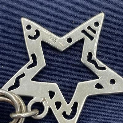 Sterling Silver Star Toggle Bracelet