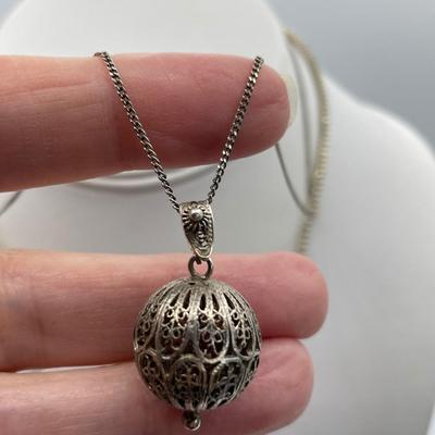 2 Necklaces One 925 Italy