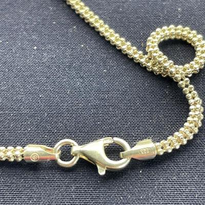 2 Necklaces One 925 Italy