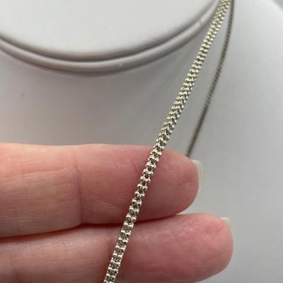 2 Necklaces One 925 Italy