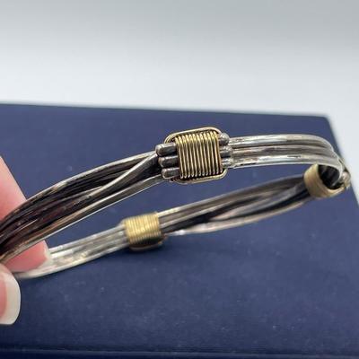 Sterling Silver and Gold-filled Men’s Bracelet