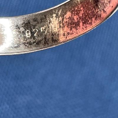 Sterling Silver Band Rings Size 13