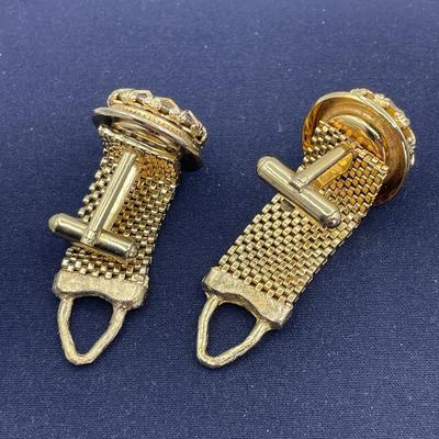 Cuff Links and Watch Chain