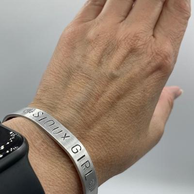 UND Fighting “Sioux Girl” Cuff Bracelet
