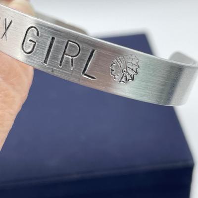 UND Fighting “Sioux Girl” Cuff Bracelet
