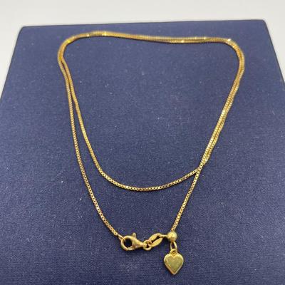 Sterling Silver Vermeil Necklace