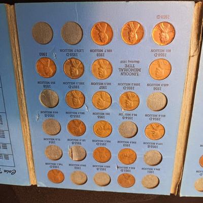 PARTIAL BOOK OF LINCOLN HEAD CENT