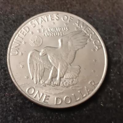 TWO 1972-D EISENHOWER DOLLARS