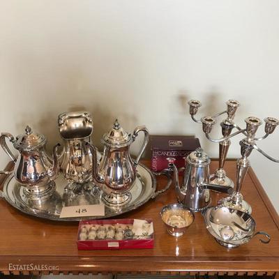 Lot 48 - Lot of Silver Plated Items