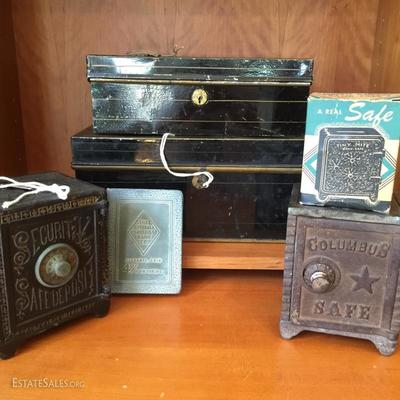 Lot 57 - Toy Banks And Strong Boxes