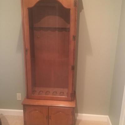 Lot 73 - Wooden Rifle Cabinet 