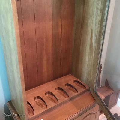 Lot 73 - Wooden Rifle Cabinet 