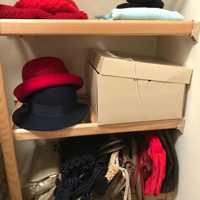 Lot 96 - Women's clothing, hats and purses
