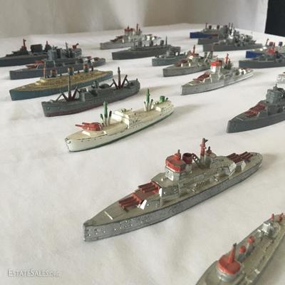 Lot 88 - Tootsie Toy Battle Ships