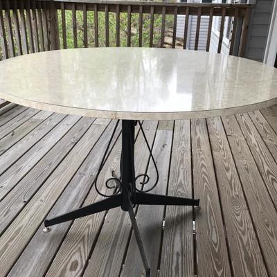 Lot 40 - Vintage Patio Table and Chairs