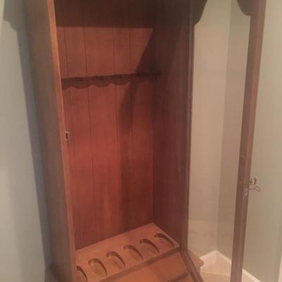 Lot 73 - Wooden Rifle Cabinet 
