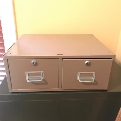 Lot 110 - Metal Cabinets and Organizer