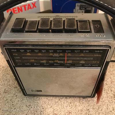 Lot 113 - Portable TV Receiver and Radios
