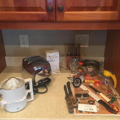 Lot 22 -  Vintage Kitchen Utensils & Appliances